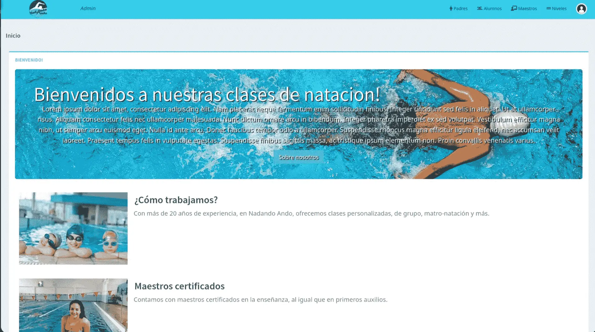 Swimming PageImage